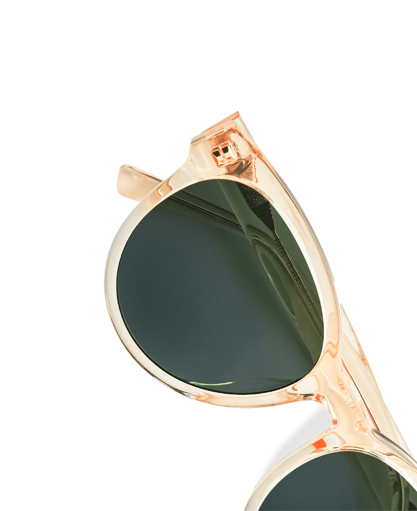 RITA Champagne Green Sunglasses by Messy Weekend