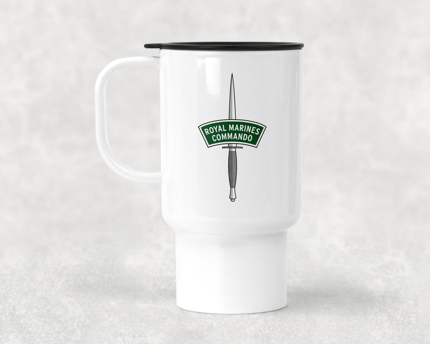 Royal Marines Commando Dagger  - TRAVEL MUG