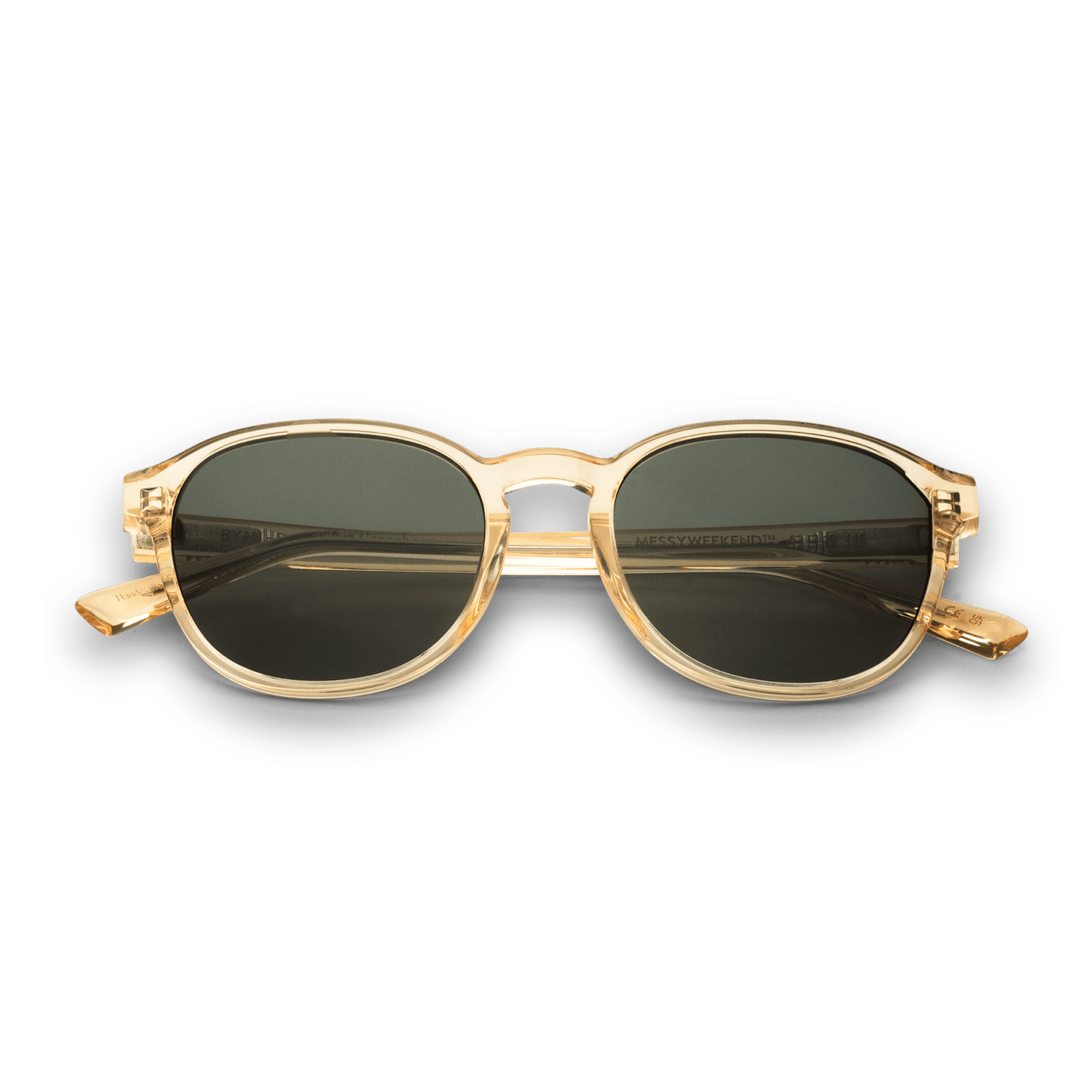 RYAN Champagne Green Sunglasses by Messy Weekend
