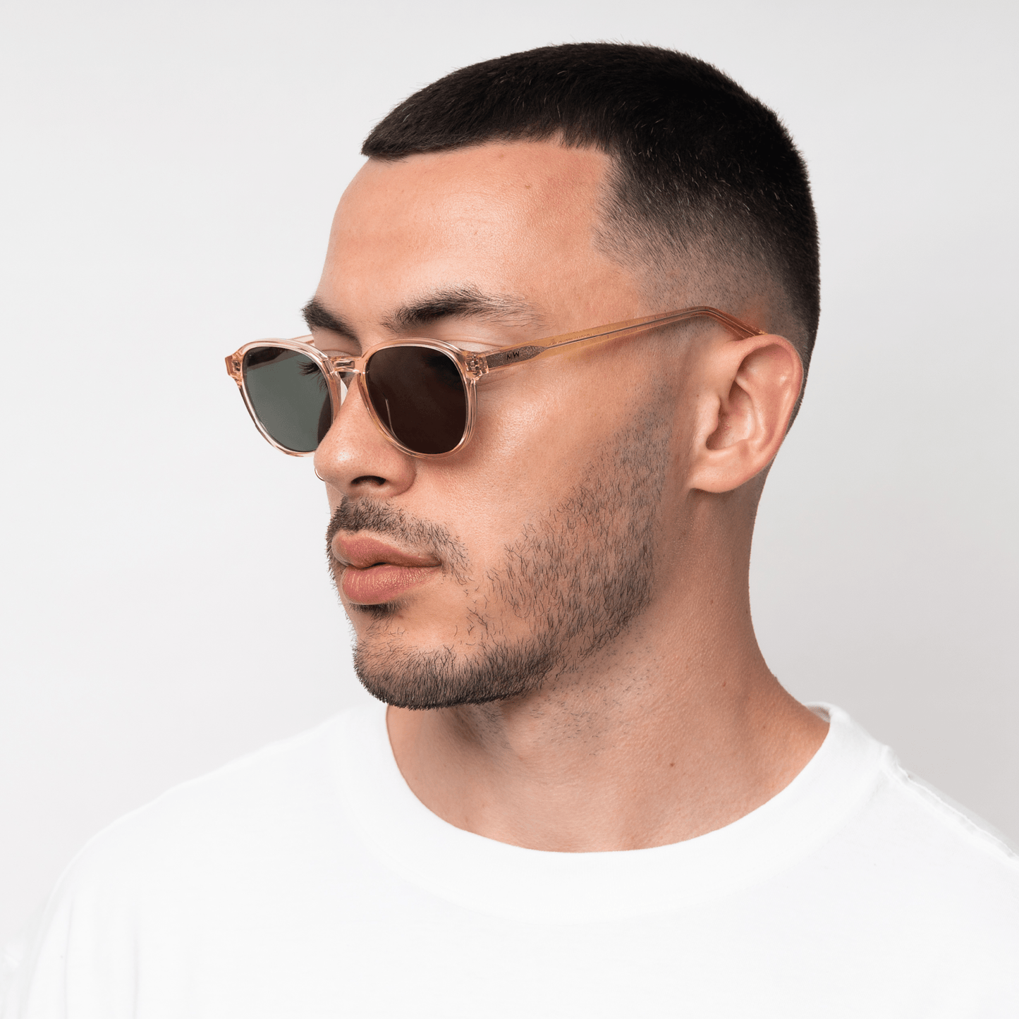 RYAN Champagne Green Sunglasses by Messy Weekend