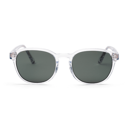 RYAN Crystal Green Sunglasses by Messy Weekend
