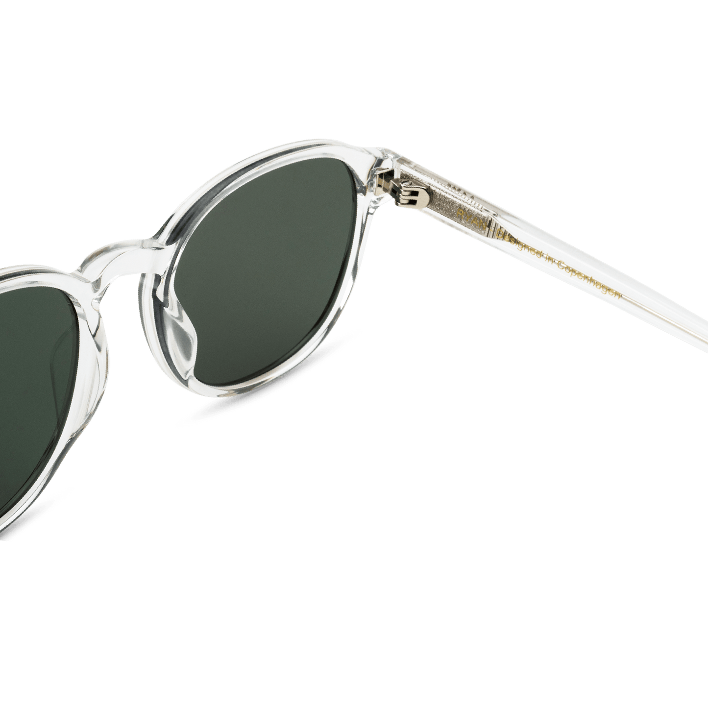 RYAN Crystal Green Sunglasses by Messy Weekend