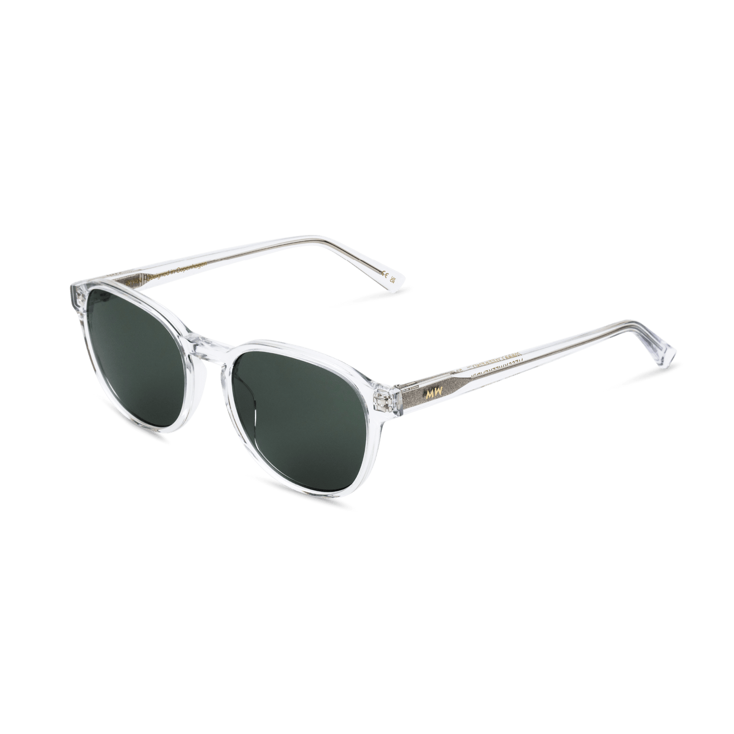 RYAN Crystal Green Sunglasses by Messy Weekend