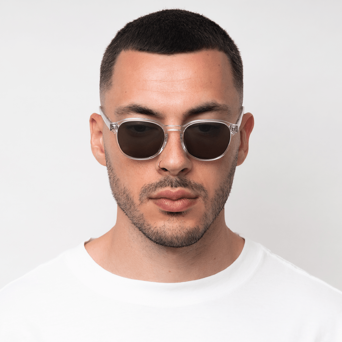 RYAN Crystal Green Sunglasses by Messy Weekend