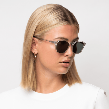 RYAN Crystal Green Sunglasses by Messy Weekend