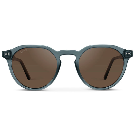 Lunettes de soleil polarisées rondes RALPH pour homme, bleu cristal, par WMP Eyewear UK