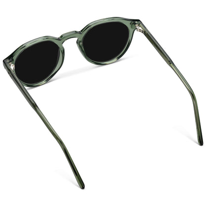 RALPH Rounded Polarized Men's Sunglasses in Crystal Agave by WMP Eyewear
