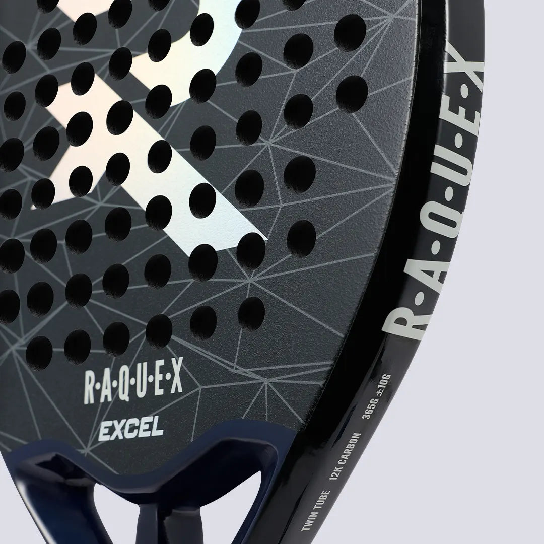 Raquex Excel Padel Racquet (Black)
