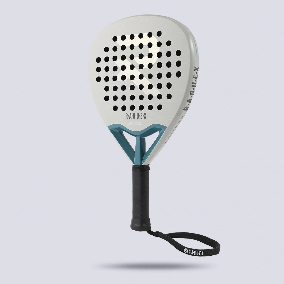 Raquex Excel Padel Racquet (White)