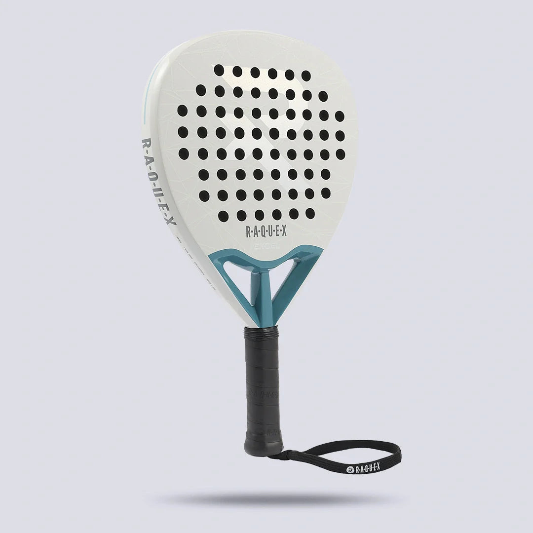 Raquex Excel Padel Racquet (White)