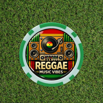 Reggae Music Golf Poker Chip