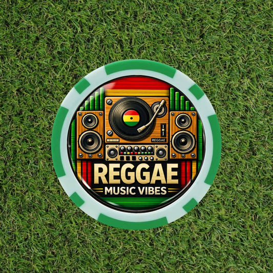 Reggae Music Golf Poker Chip