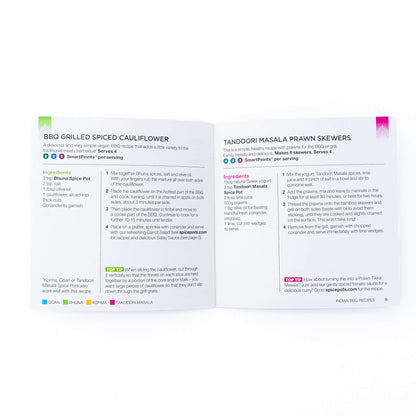 Curry Spice Kit with 3 x Recipe Booklets with Weight Watching Smart Points