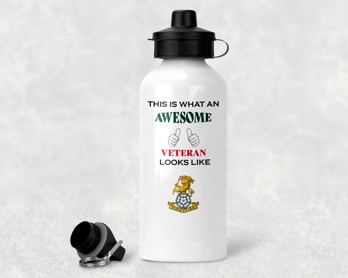 The Royal Yorkshire Regiment - Veteran - Aluminium Water Bottle