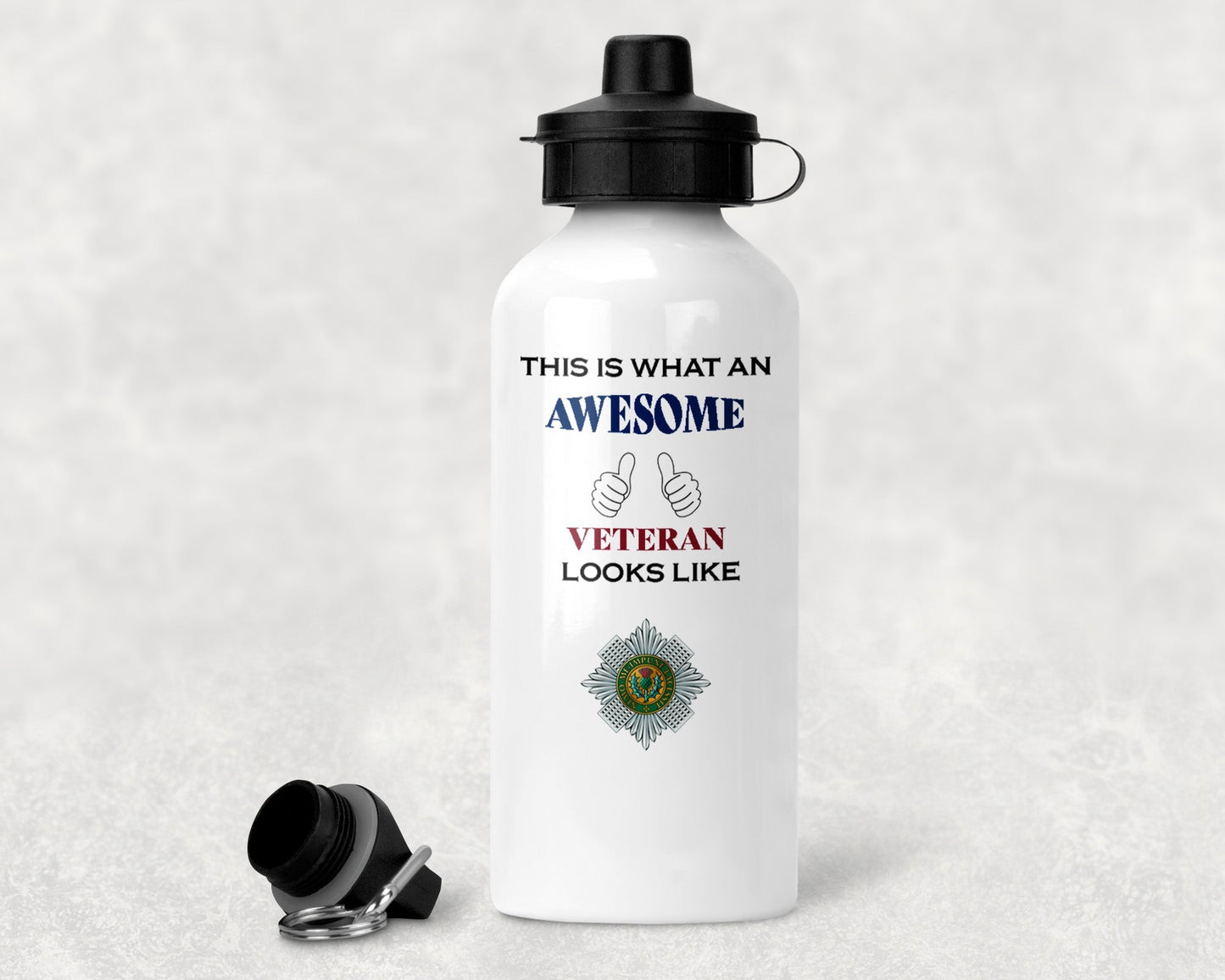 Scots Guards - Veteran - Aluminium Water Bottle