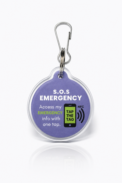 SOS Emergency Tag | NFC Keyring