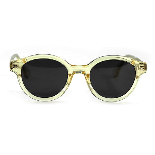 SVALA Essentials Round Polarised Sunglasses, Unisex, Champagne by TrueVivid