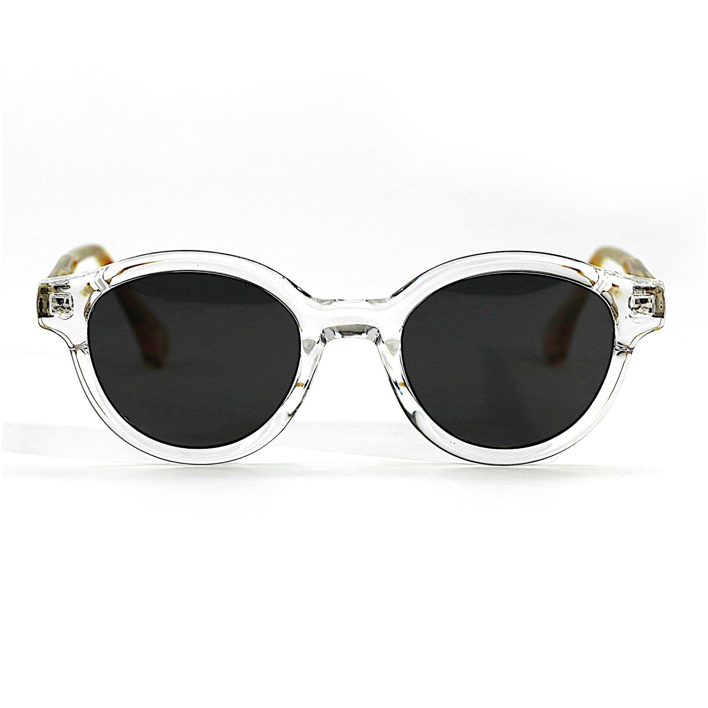 SVALA Essentials Round Polarised Sunglasses, Unisex, Crystal Tort by TrueVivid