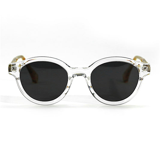 SVALA Essentials Round Polarised Sunglasses, Unisex, Crystal Tort by TrueVivid