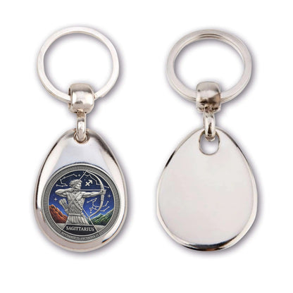 Personalized Zodiac Sign Key Ring – Astrology Gift Idea