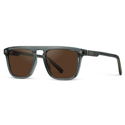 SAWYER Square Men’s Trendy Sunglasses in Nautical Crystal Blue by WMP Eyewear