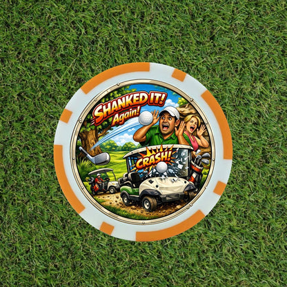 The Pick 'n Mix Vegas Poker Chip golf set - the 1st of its kind. Pick the chips you want
