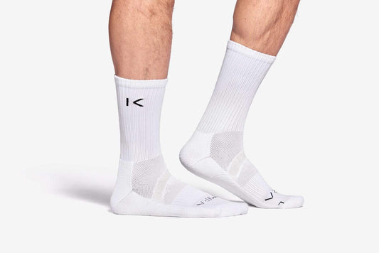 Kymira Infrared Crew Socks - White