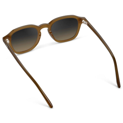 SILAS Polarized Square Sunglasses in Dune Brown by WMP Eyewear