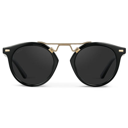 SKYLER Double Bridge Women's Sunglasses in Black by WMP Eyewear