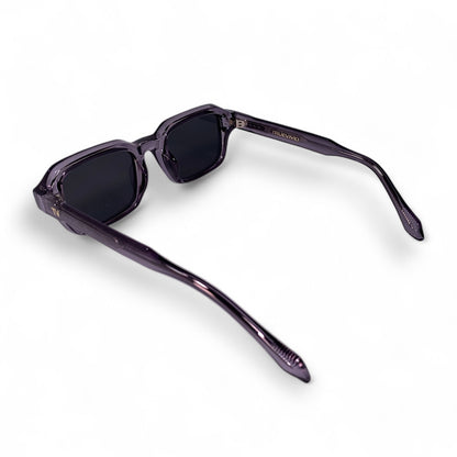 HAV Essentials Rectangular Sunglasses, Unisex, Slate Orchid, Black Lens by TrueVivid