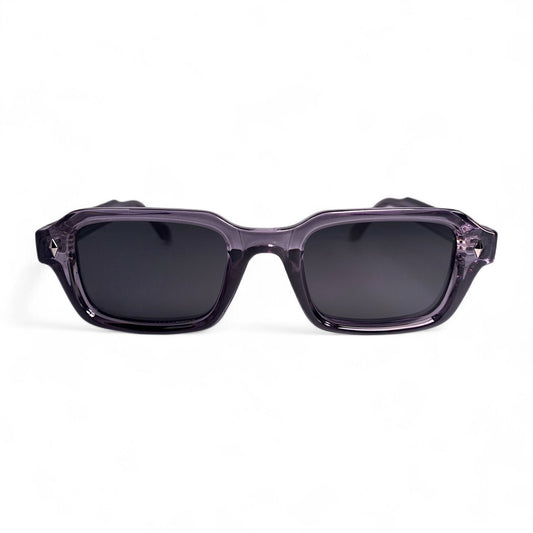 HAV Essentials Rectangular Sunglasses, Unisex, Slate Orchid, Black Lens by TrueVivid