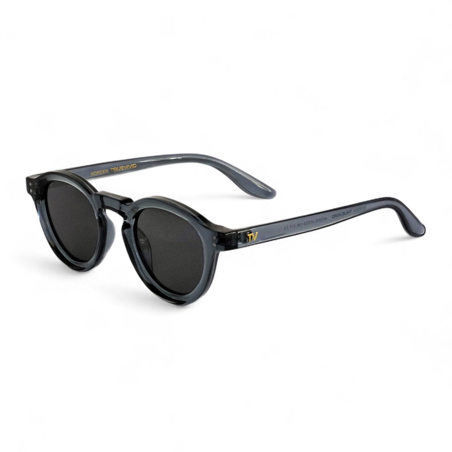 NORDEN, Essentials Polarised Sunglasses, Unisex, Blue Haze, Grey Lens by TrueVivid