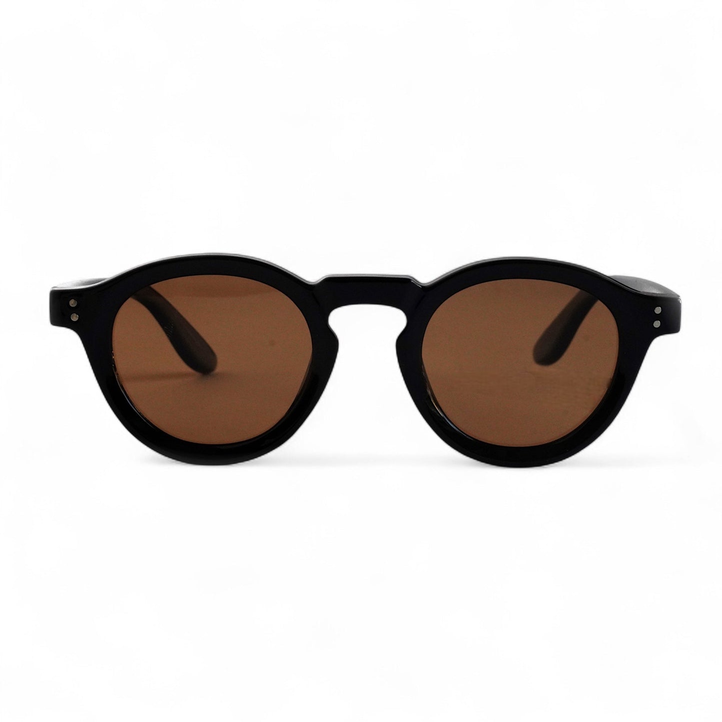 NORDEN, Essentials Polarised Sunglasses, Unisex, Black, Brown Lens by TrueVivid