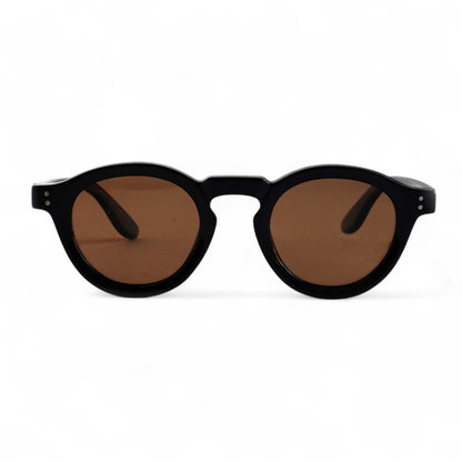 NORDEN, Essentials Polarised Sunglasses, Unisex, Black, Brown Lens by TrueVivid