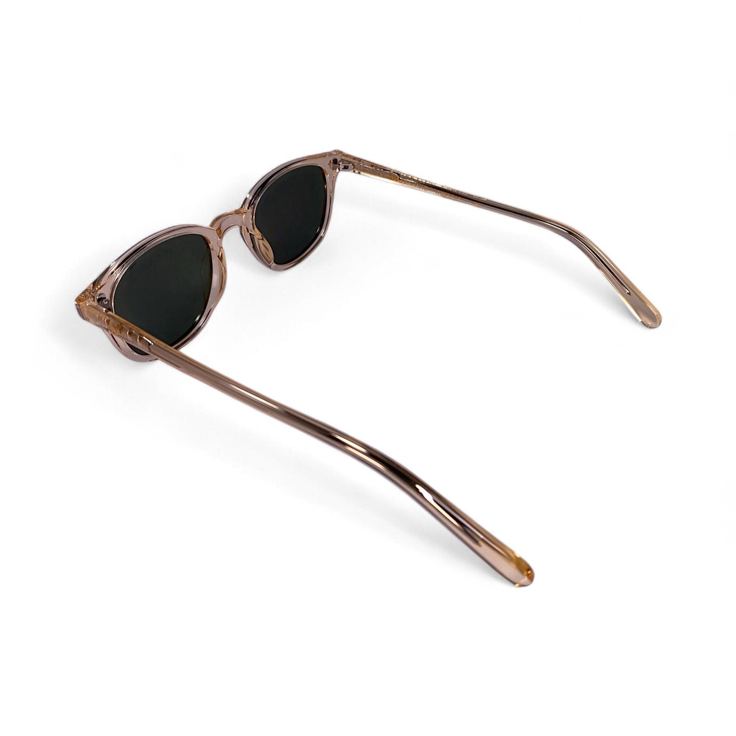 ZAYA Wayfarer Polarised Sunglasses in Champagne, Green Lens by TrueVivid