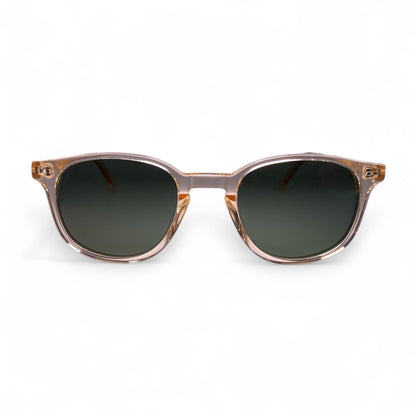 ZAYA Wayfarer Polarised Sunglasses in Champagne, Green Lens by TrueVivid