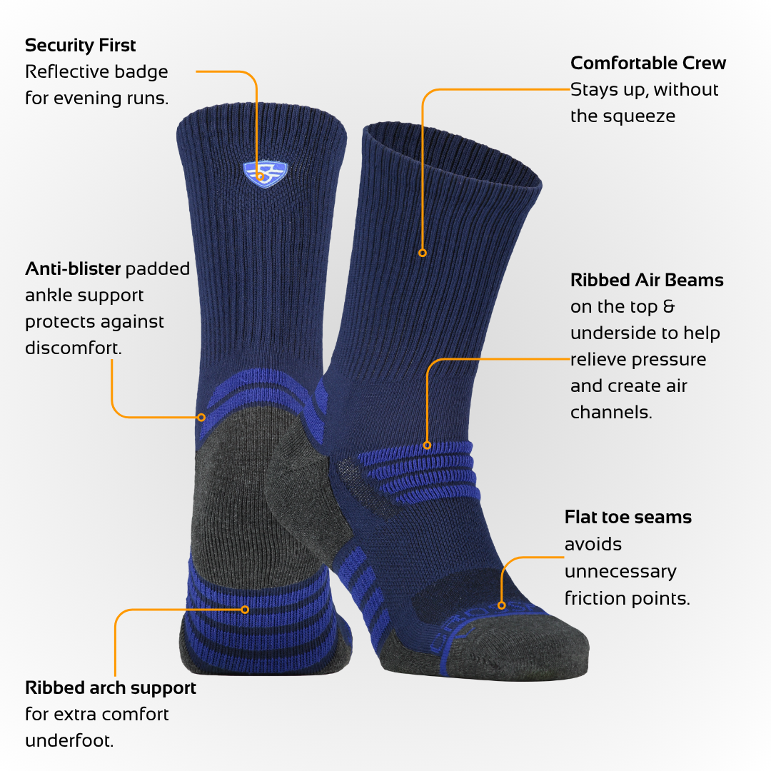 4-pack: Tempo | Men's 10" Crew Socks - Multi