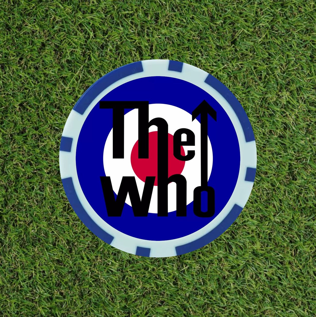The Who Target Poker Chip Golf Ball Marker – Mod Culture Edition