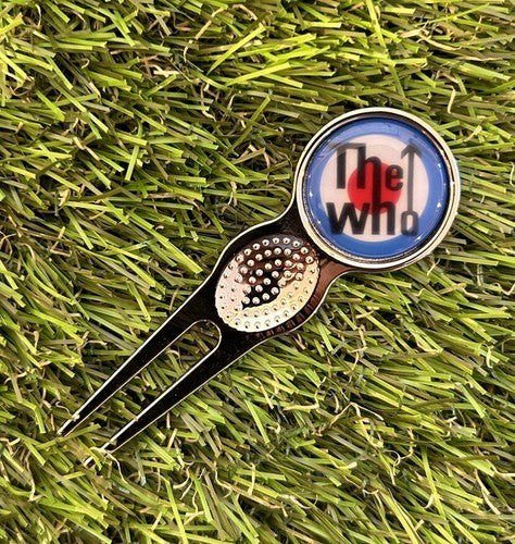 The Who METAL GOLF BALL MARKER AND PITCH REPAIR TOOL