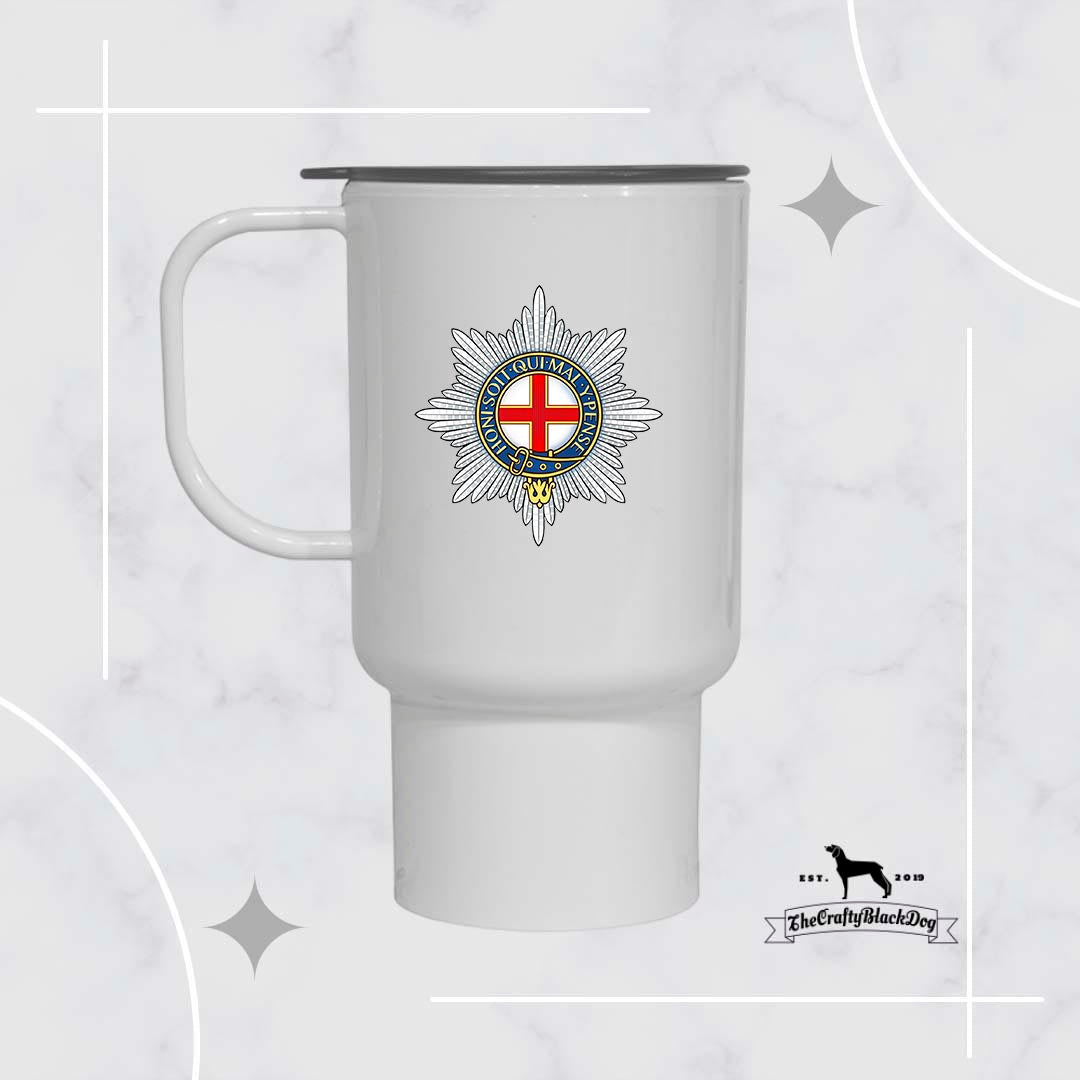Coldstream Guards Army Travel Mug, 14oz Ceramic Gift