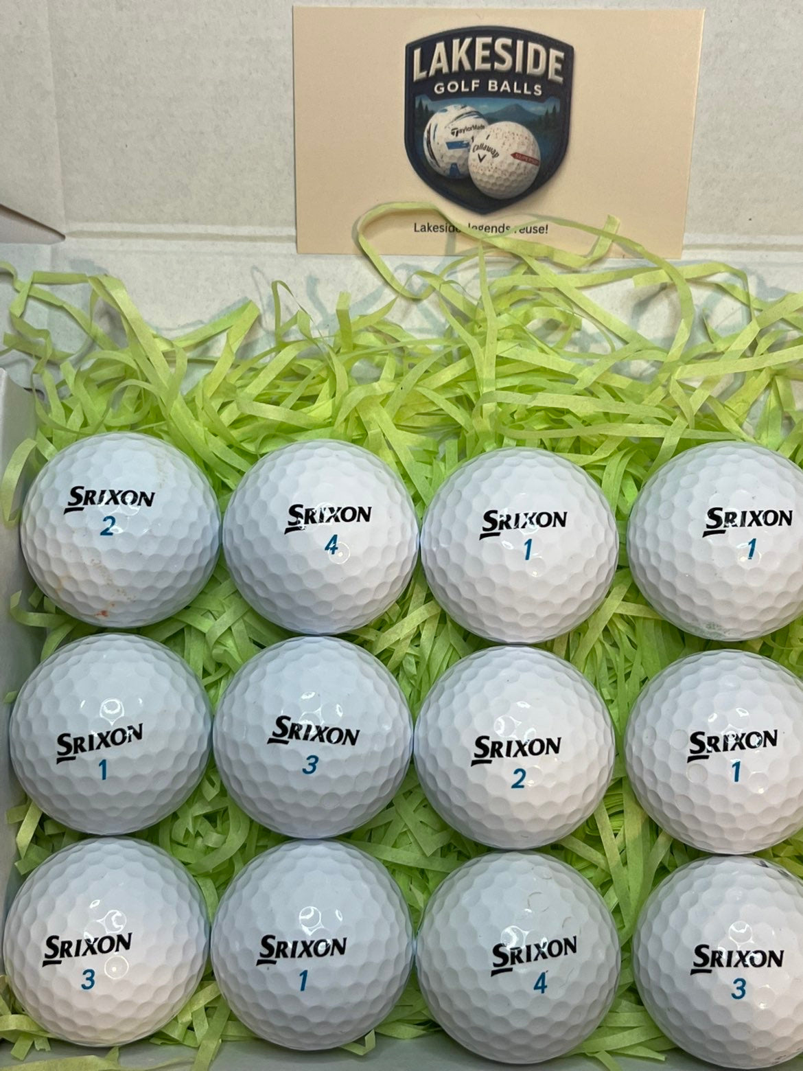 24 Srixon Ultisoft White Golf Balls