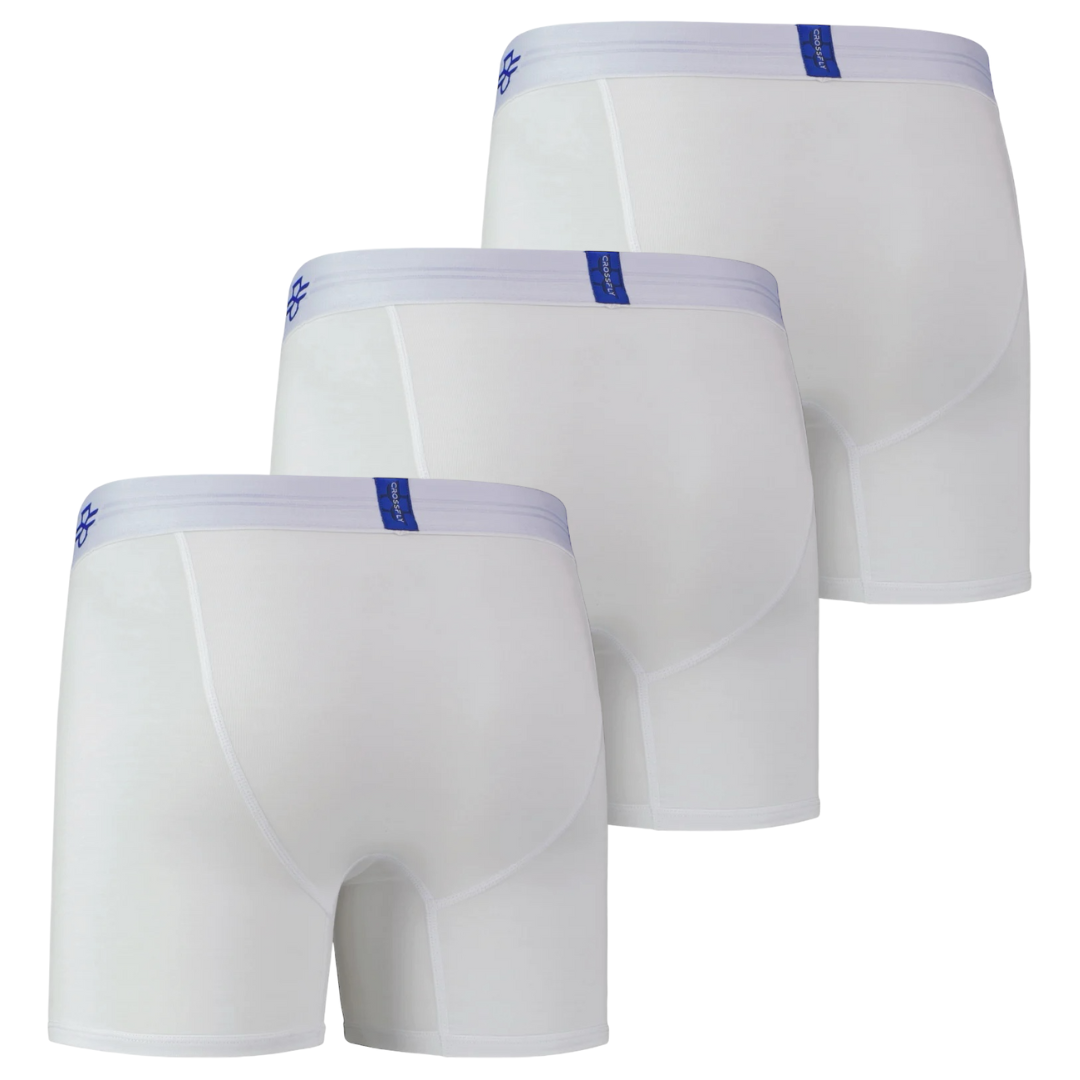 3-pack: IKON X Men's 6" Boxers - White