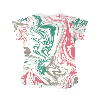 Aixo Chrome 3 Womens T-Shirt - White