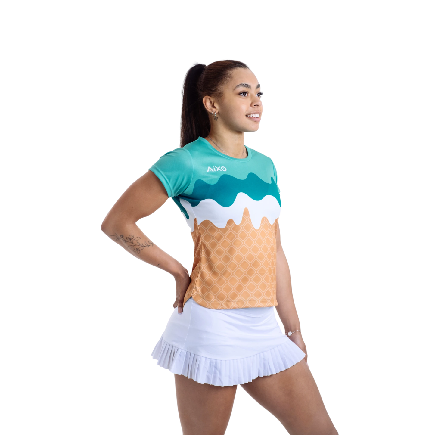 Aixo Sundae Womens T Shirt Mint Delight