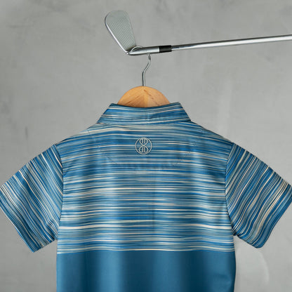 Vibrant Blue Kids Polo Shirt