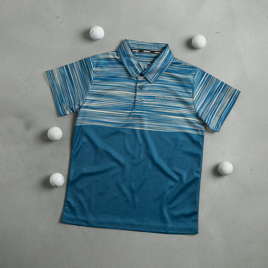 Vibrant Blue Kids Polo Shirt