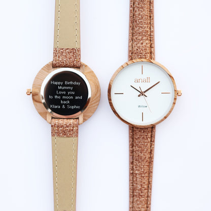 Personalised Anaii Watch - Hazel Wood