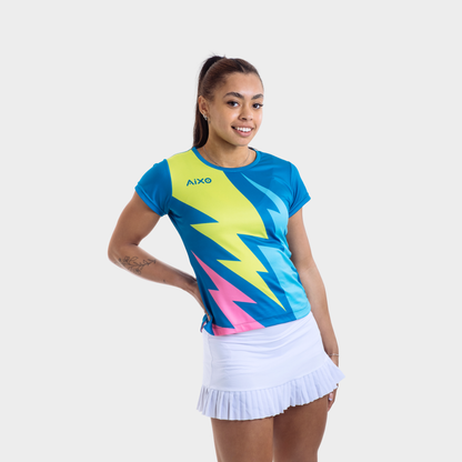 Aixo Bolt T-Shirt Womens (Teal)