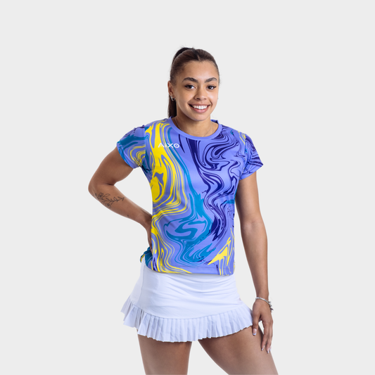 Aixo Chrome Womens T Shirt Lilac