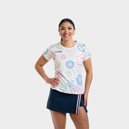 Aixo Spring Womens T Shirt Ivory